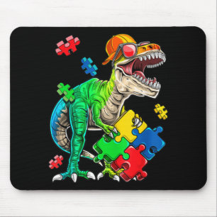 Tapis De Souris T Rex Dinosaur Sensibilisation sur l'autisme Puzzl