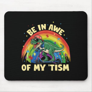 Tapis De Souris T Rex Dinosaure Autisme Sensibilisation Soyez en a