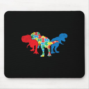 Tapis De Souris T-Rex Dinosaures Puzzle Dino Sensibilisation sur l
