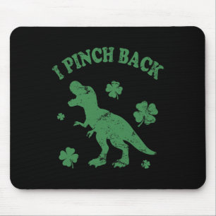 Tapis De Souris T-rex je pince la joue Drôle de St Patrick's Day j