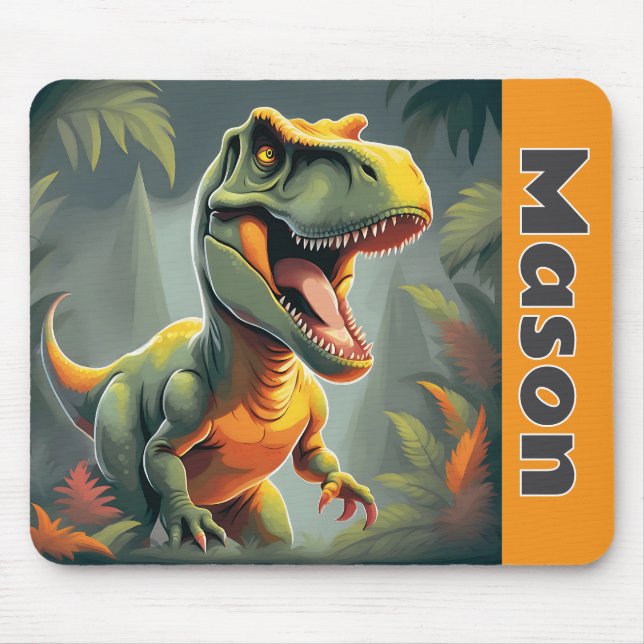 Tapis De Souris T-Rex Tyrannosaurus Rex Dinosaur Mousepad (Devant)