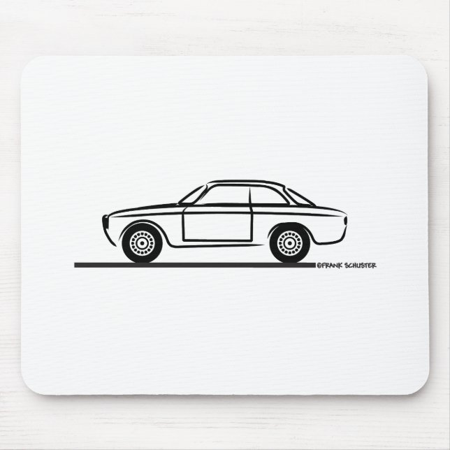 Tapis De Souris T-shirt Alfa Romeo GTA GTV (Devant)
