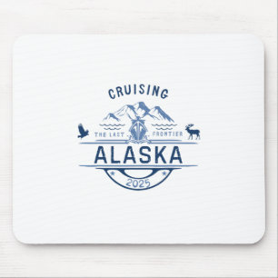Tapis De Souris T-shirt Croisière Alaska 2025 Famille Croisière Al
