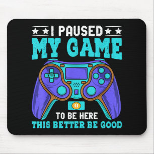 Tapis De Souris T-shirt de joueur garçons hommes enfants adolescen