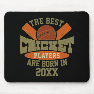 Tapis De Souris T Shirt Nom Jour Anniversaire Cricket Drôle