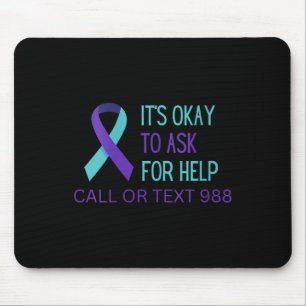 Tapis De Souris T-shirt pour la prévention du suicide des femmes L