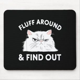 Tapis De Souris T-shirt uni humour citation chat vêtements graphiq