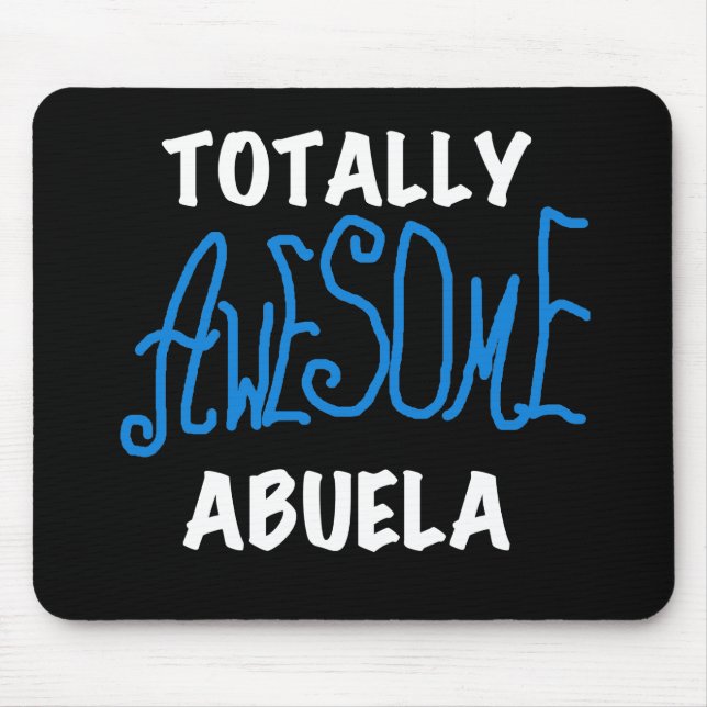 Tapis De Souris T-shirts et cadeaux bleus totalement (Devant)