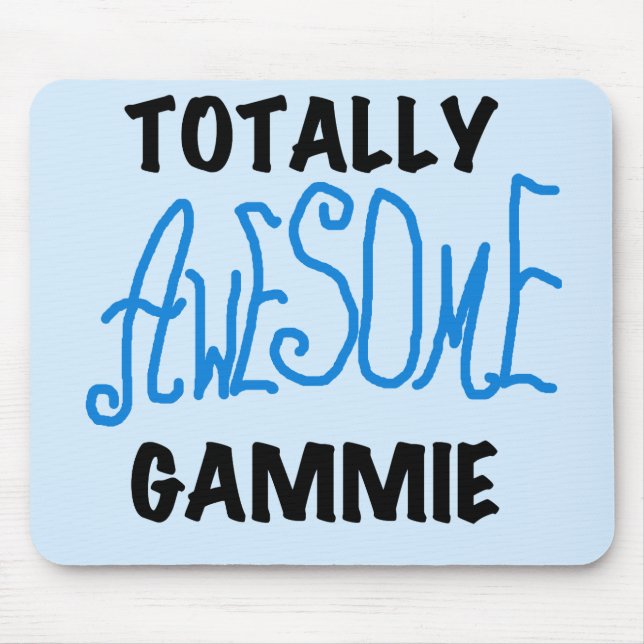 Tapis De Souris T-shirts et cadeaux bleus totalement (Devant)