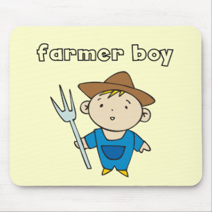 Tapis De Souris T-shirts et cadeaux de garçon d'agriculteur