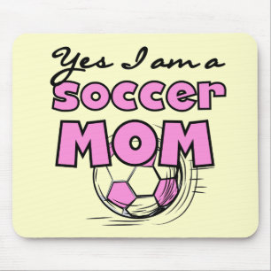 Tapis De Souris T-shirts et cadeaux de maman du football