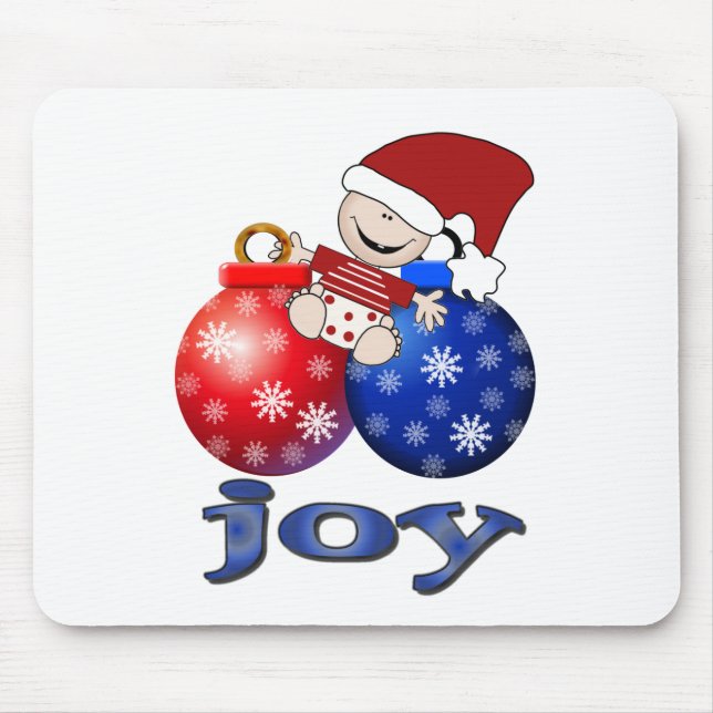 Tapis De Souris T-shirts et cadeaux de Noël pour bébé (Devant)