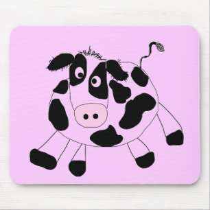 Tapis De Souris T-shirts et cadeaux de vache à ferme