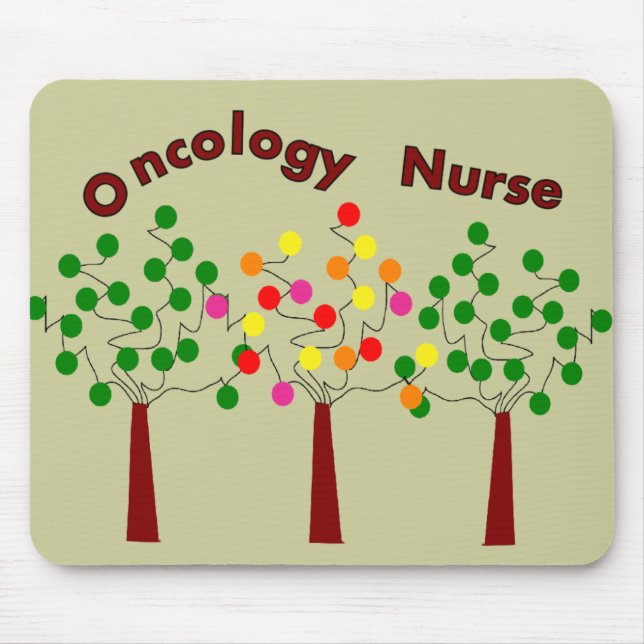 Tapis De Souris T-shirts et cadeaux d'infirmière d'oncologie (Devant)