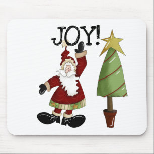 Tapis De Souris T-shirts et cadeaux JOY Santa Claus