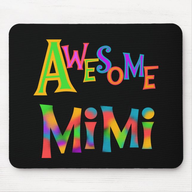 Tapis De Souris T-shirts et cadeaux Mimi impressionnants (Devant)