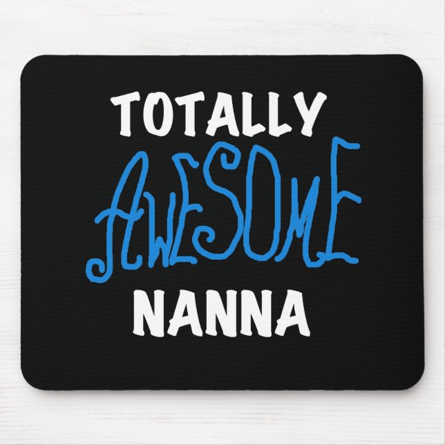 Tapis De Souris T-shirts Nanna Blue et GIfts absolument géniaux (Devant)