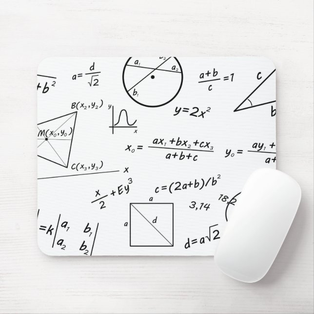 Tapis de souris Tableau blanc (Avec souris)