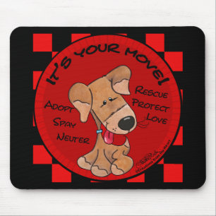 Tapis De Souris Tableau de contrôle des chiens - Votre déplacement