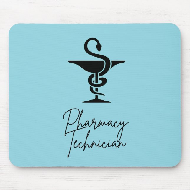 Tapis De Souris Tablette de souris du technicien en pharmacie (Devant)