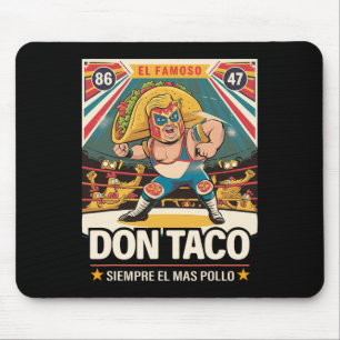 Tapis De Souris Taco Trump chasse toujours Trump amusant Trump : G