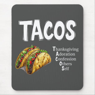 Tapis De Souris TACOS Prière Mousepad