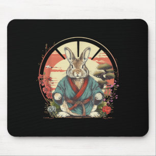 Tapis De Souris Taekwondo Lapin Boxinge Jiu-Jitsu Kung