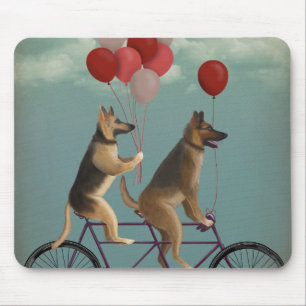 Tapis De Souris Tandem de berger allemand