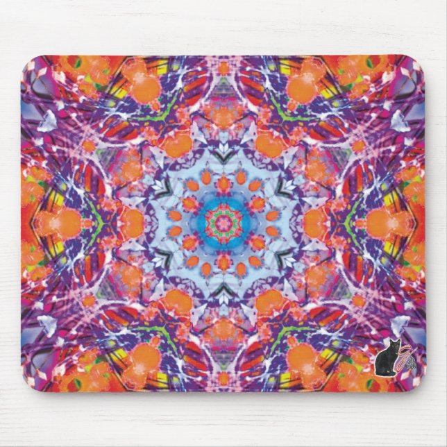 Tapis De Souris Tanger Kaleidoscope Souris (Devant)