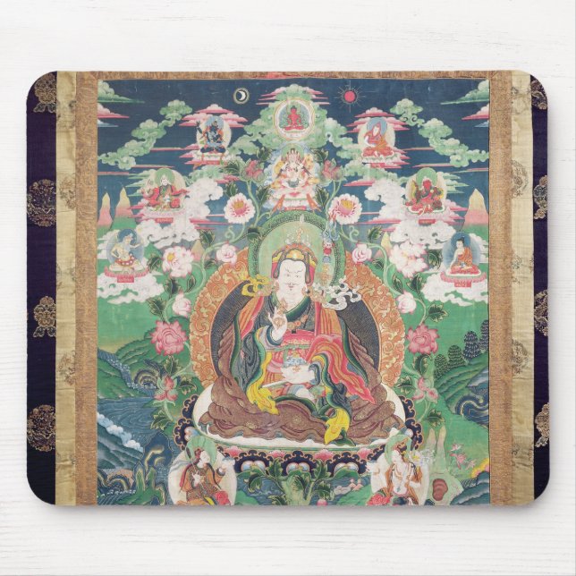 Tapis De Souris Tanka de Padmasambhava, ANNONCE c.749 (Devant)