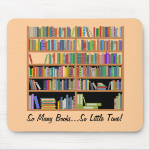 Tapis De Souris Tant de livres (personnalisables)