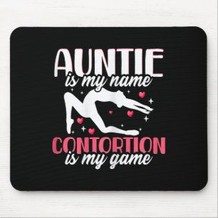 Tapis De Souris Tante contorsionniste Yoga Gymnastique Aérienne Et