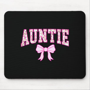 Tapis De Souris Tante Coquette Arc Rose Esthétique Fête des Mères