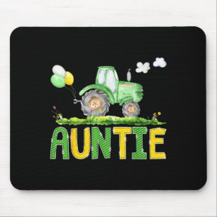 Tapis De Souris Tante drôle anniversaire garçon tracteur camion de