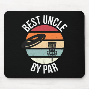 Tapis De Souris Tante Oncle Meilleur Disc Golf Par Frisbee Papa La