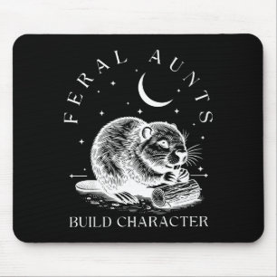 Tapis De Souris Tantes Férales Rétro Construisent un Personnage Dr