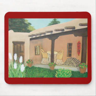 Tapis De Souris Taos, patio Mousepad du Nouveau Mexique
