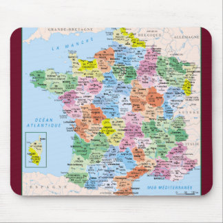 Tapis De Souris tapis-de-souris France départements