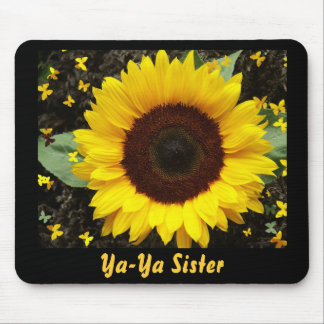 Tapis De Souris Tapis de souris, tournesol, soeur de Ya-Ya