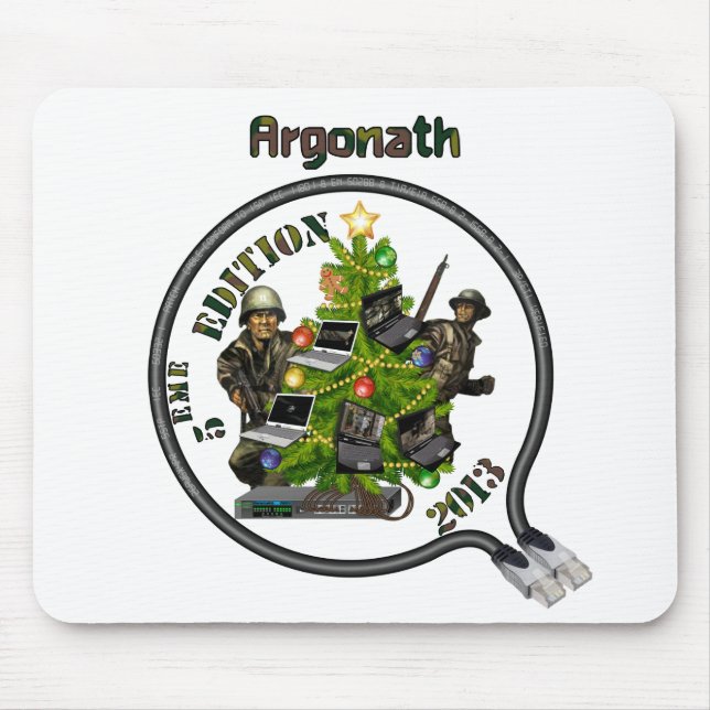 Tapis De Souris Tapis souris Lan de Noël Argonath (Devant)