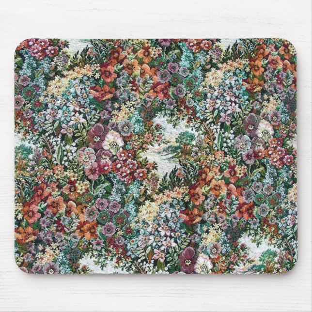 Tapis De Souris Tapisserie florale (Devant)