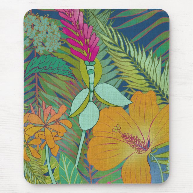 Tapis De Souris Tapisserie tropicale II (Devant)