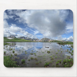 Tapis De Souris Tarn au-dessus du canyon d'Elk Creek sur la Div co