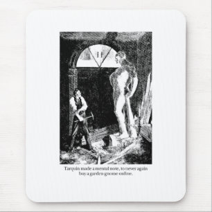 Tapis De Souris Tarquin et le gnome de jardin