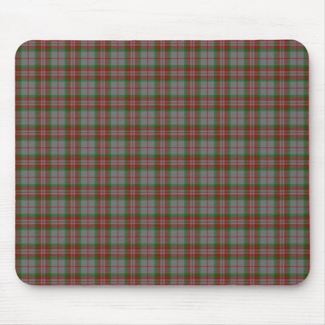 Tapis De Souris Tartan de gris de clan (Devant)