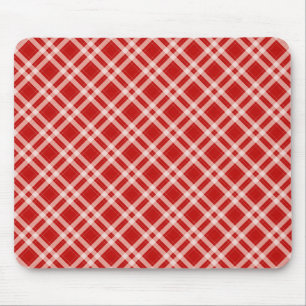 Tapis De Souris Tartan en rouge
