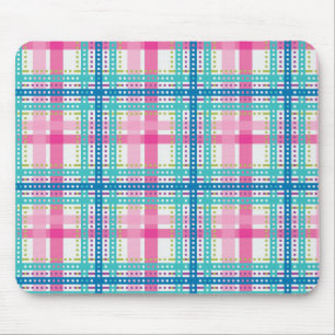 Tapis De Souris Tartan, motif plaid
