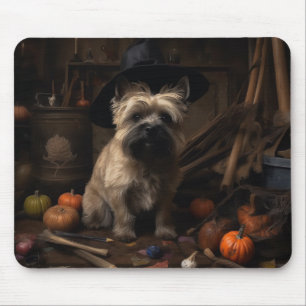Tapis De Souris Tartines Cairn Halloween Citrouilles Épouvantables