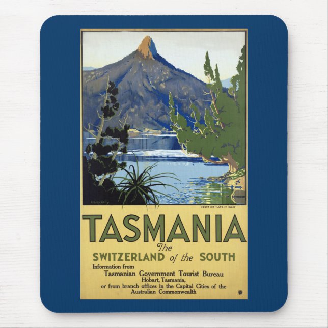 Tapis De Souris Tasmanie ~ Suisse du Sud (Devant)