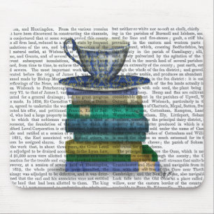 Tapis De Souris Tasse de thé et livres